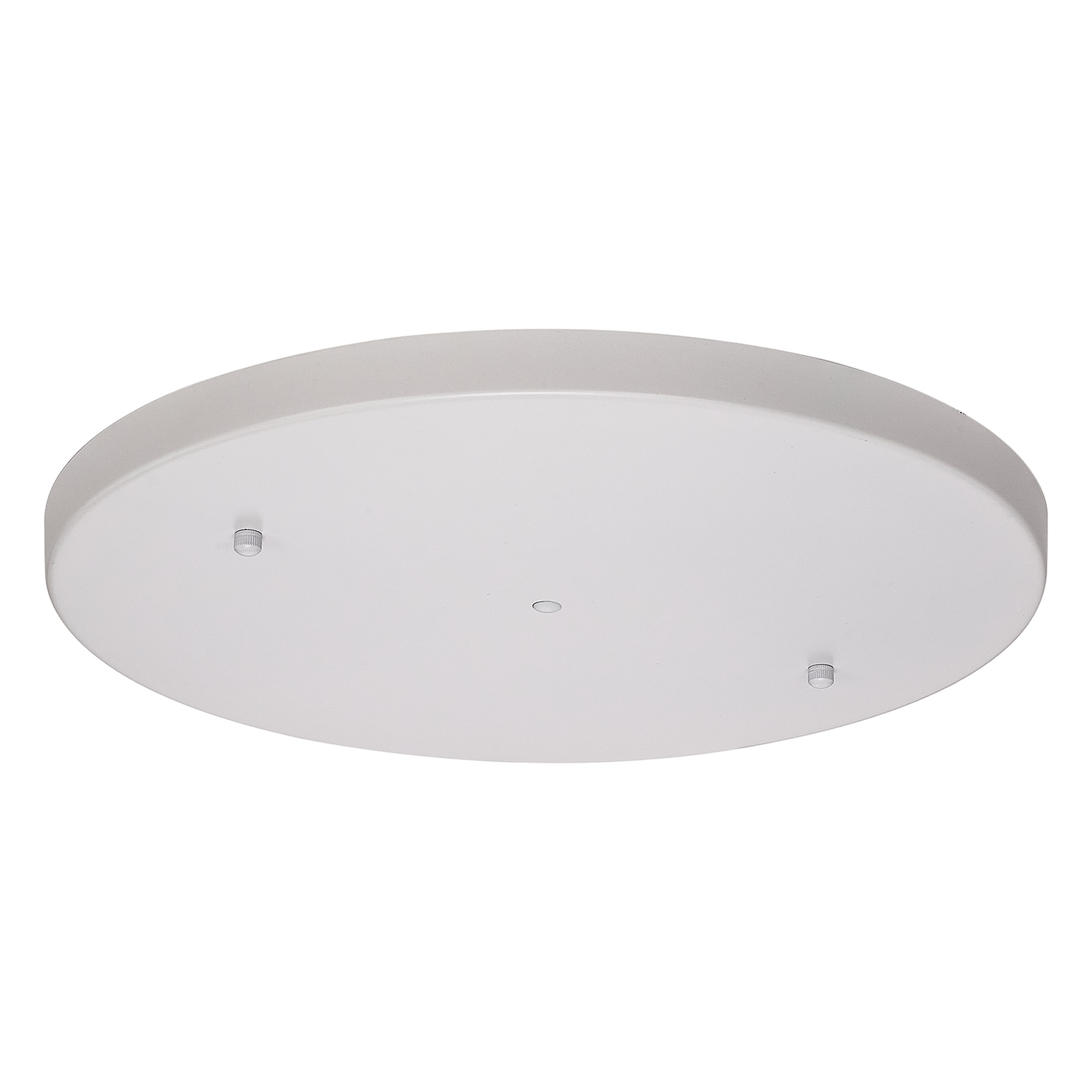 D0830WH/NH  Hayes No Hole 40cm Ceiling Plate White